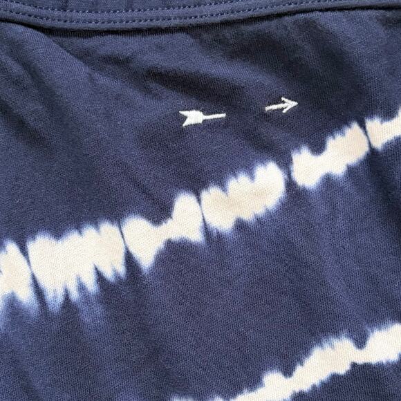 The Upside Revolve Tie Dye Long John Pants Small/6 Indigo Loungewear Comfort NWT - Picture 5 of 11